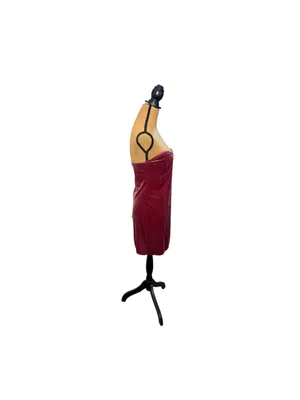 Light Before Dark Velvet Mini Dress L Strapless Sweetheart Y2K Burgundy NWT thumbnail 2