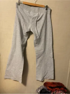 Light Gray Drawstring Lounge Joggers with Heart Detail thumbnail 3
