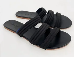 Rothy's Triple Band Sandal in Classic Black- Size 9.5 thumbnail 1