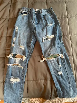 KanCan Camo Distressed Jeans thumbnail 1