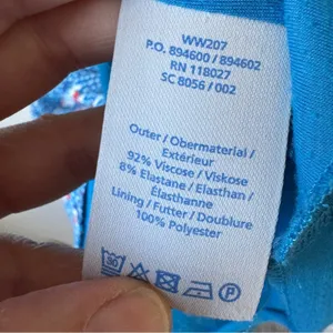 Boden Blue Surplus Print Georgia Mini Dress Womens 10 Casual Comfort Summer thumbnail 13