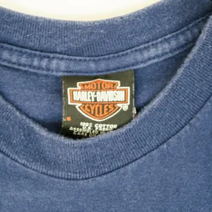 2007 Harley Davidson Navy Blue Shirt thumbnail 4