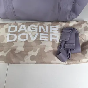 Dagne Dover Lg Landon Carryall Lavender Neoprene Travel Tote Gym Weekender Bag thumbnail 4