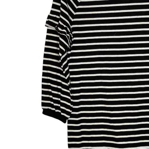 Gap T-Shirt Dress Size XS Black White Striped Womens Blended Fabric‎ LS Pullover thumbnail 4