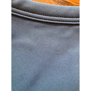 YPB Abercrombie & Fitch Blue Henley‎ Active Crop Top Tank Small thumbnail 8