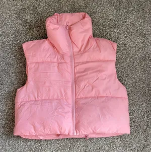 Pink Cropped Vest thumbnail 1