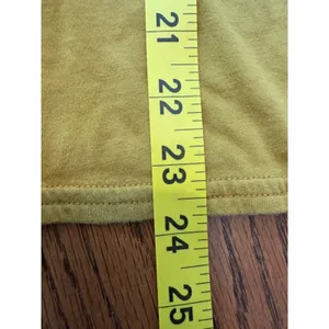 FP Movement‎ Mustard Yellow Organic Pima Cotton Ruched Sleeve Hoodie XS thumbnail 2