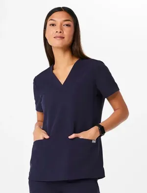 Figs Casma Three-Pocket Scrub Top Navy Blue Size XL thumbnail 1