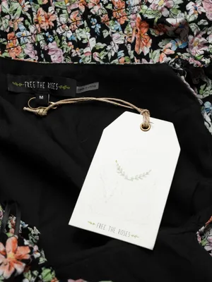 Free the Roses - Floral Smocked Mini Dress‎ thumbnail 8
