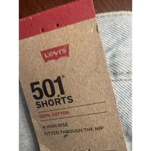 Levi’s 501 Women’s Cut Off Denim Shorts Size W31 Embroidered thumbnail 8