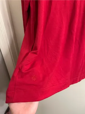 Athleta Pranayama Restore Wrap Cardigan Red Size XS thumbnail 12