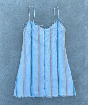 Billabong x The Salty Blonde Sunny Stripes Slip Dress size S Small thumbnail 1