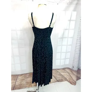 GAP black and white polka dot midi sundress size medium thumbnail 5