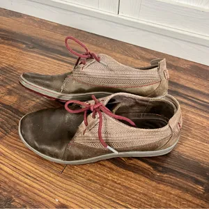 Merrell Shoes Womens 7 Ashland Tie Oxford Sneakers Brown Lace Up Low Top J42518 thumbnail 3