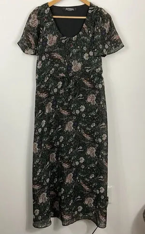 Disturbia Ophelia Chiffon Midaxi Dress Womens Size 2 thumbnail 1
