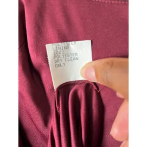 Tadashi Shoji Burgundy Sequin Lace Cocktail Dress‎ Elegant Formal Occasion Dress thumbnail 6