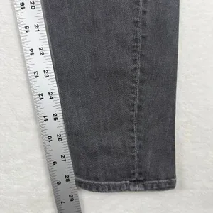 MOTHER Denim Faded Black Skinny Jeans Size 28‎ Made in USA Distressed Gray thumbnail 10