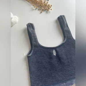 NWOT FP Movement Happiness Runs Square Neck Crop Size XS/S thumbnail 5