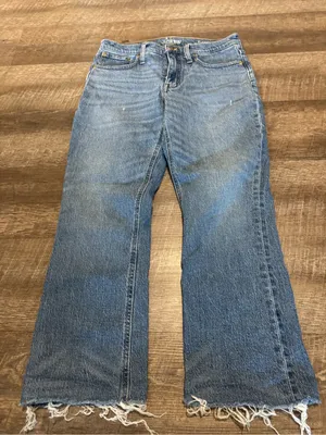 J. Crew 9” Demi Boot Crop Jeans thumbnail 1