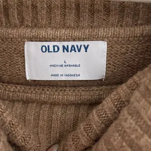 Old Navy Women's Tan Cowl Neck Sweater Long Sleeve Knit Size‎ L thumbnail 2