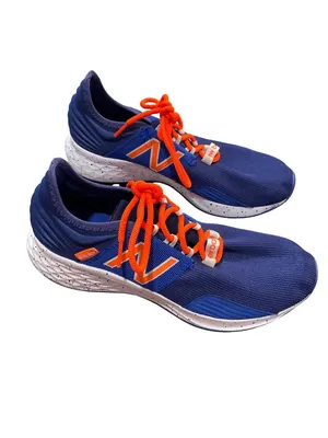 New Balance Roav wms blue orange low running athletic sneakers sz 7 SKU 10-109 thumbnail 3