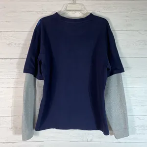 Tennessee Titans blue thermal insert sleeves tshirt womens size L thumbnail 4