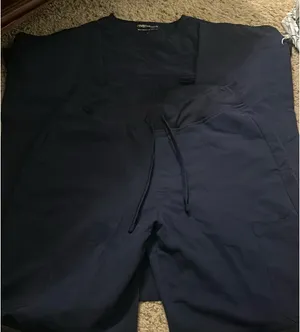 Mandala Scrub Pants Navy Blue Size S/TALL thumbnail 6