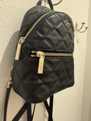 Kate Spade Quilted Blush Black Mini Backpack thumbnail 3