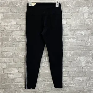Aerie Black Goals High-Rise 7/8 Leggings with Side Detailing thumbnail 3