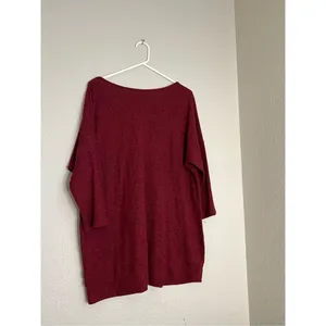 TORRID WOMEN'S RED 3/4 SLEEVE V-NECK SUPER SOFT PLUSH PULLOVER PLUS 2 2x thumbnail 5