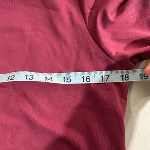 Aritzia Babaton Women Contour Crew Cropped Longsleeve Fitted Top 2XL Mauve‎ thumbnail 7