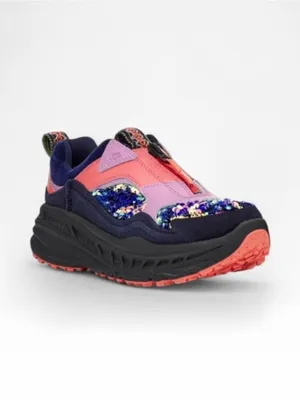 $140 UGG Women's CA805 Zip Stellar Sequin Suede Sneakers size 7 thumbnail 2