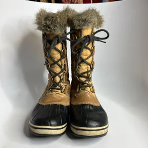 Sorel Tofino ll waterproof snow boots tan black winter women's‎ size 8.5 trendy thumbnail 3