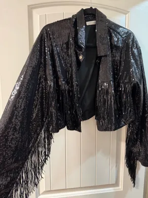 12th Tribe Sequin Fringe Jacket thumbnail 3