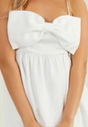 Altar’d State Stassie Bow Mini Dress. Size XL thumbnail 1