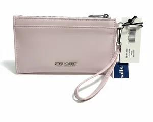 Steve Madden Brivers Pink Faux Leather Wristlet Clutch Wallet NWT Balletcore thumbnail 1