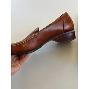 Timberland Womens Sz 9 SMART Brown Leather Shoes Slip On Loafer thumbnail 6