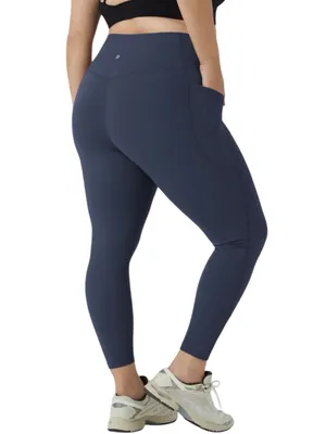 Halara - UltraSculpt High Waisted Tummy Control Pocket Leggings Navy Sz L thumbnail 2