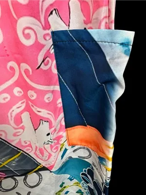 Patchwork lightweight  Pants - Multicolor thumbnail 2