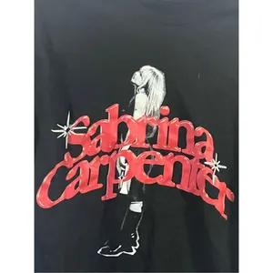 Sabrina Carpenter Black T- Shirt comfy musical espresso L thumbnail 2