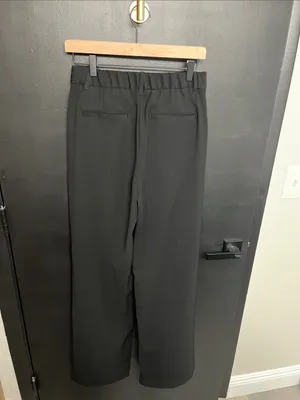 GAP Black Wide-Leg Dress Pants thumbnail 3