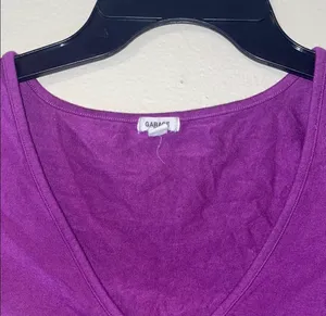 Garage Purple Crop Top Tee M thumbnail 2
