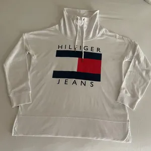 Vtg Tommy Hilifiger Jeans Big Logo long sleeve cowl neck tee Tommy Hilfiger thumbnail 1