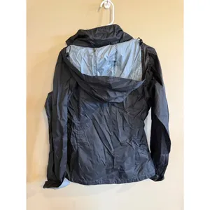 Columbia Sportswear Women's Black Lightweight Hooded Water Resistant‎ Jacket M thumbnail 4