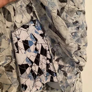 Vince Camuto Layered Mosaic Print Tunic Tank thumbnail 3