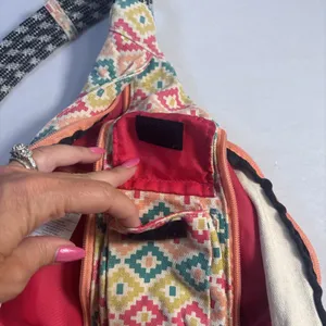KAVU Rope Sling‎ Bag Hiking Aztec Pattern Boho Festival Crossbody Backpack thumbnail 5