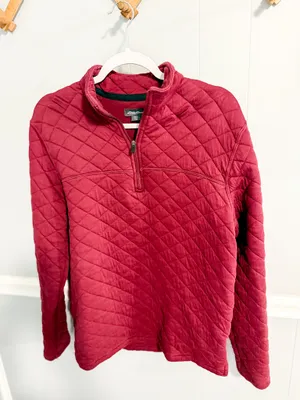 Eddie Bauer Quilted Quarter Zip thumbnail 4