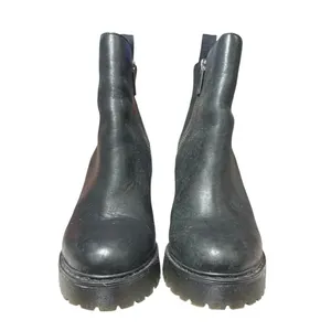 Dr. Martens Magdalena Women's Black Leather High Heels Zip Ankle Boots Size 8 thumbnail 2