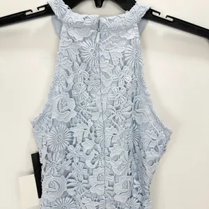 Lulus Love Poem Light Blue Lace Mini Dress Party Cocktail Romantic XS NWT thumbnail 12