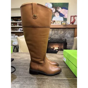 Sam Edelman Women's Drina Tall Riding Boot Whiskey Size 6 Athletic Fit Brown thumbnail 2